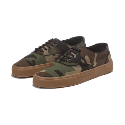 (W) Saint Laurent Low Top 'Camo'