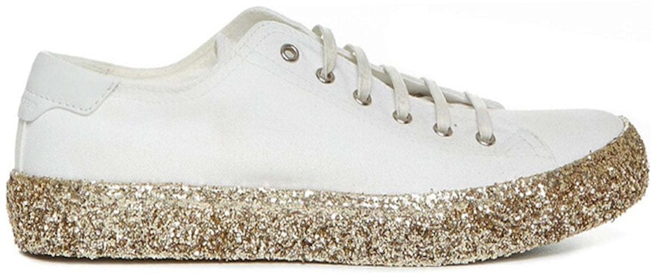 SAINT LAURENT聖羅蘭 棉質 圓頭繫帶 低筒 帆布鞋 女款 白色 Order SAINT LAURENT聖羅蘭 棉質 圓頭繫帶 低筒 帆布鞋 女款 白色