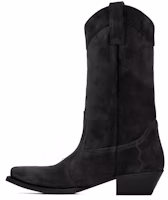 (Women) Saint Laurent Lukas Boots 'Black Suede' 6301111NZ001000 (Women) Saint Laurent Lukas Boots 'Black Suede' 6301111NZ001000