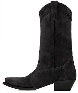 (W) 圣罗兰Lukas黑色绒面靴 6301111NZ001000 Buy (W) 圣罗兰Lukas黑色绒面靴 6301111NZ001000