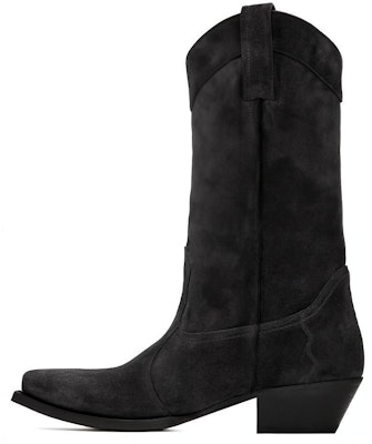 (Women) Saint Laurent Lukas Boots 'Black Suede' 6301111NZ001000 Buy (Women) Saint Laurent Lukas Boots 'Black Suede' 6301111NZ001000