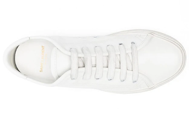 (W) Saint Laurent Malibu Kulit 'Distressed White' 64925300NG09030 Shop (W) Saint Laurent Malibu Kulit 'Distressed White' 64925300NG09030