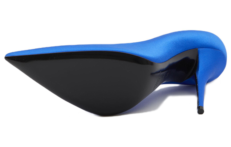 Details for (Women) Saint Laurent Marylin Pump Electric Blue Satin 7112641UU004306