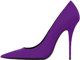 (Women) Saint Laurent Marylin Pump Purple Satin 7112641UU005207 (Women) Saint Laurent Marylin Pump Purple Satin 7112641UU005207