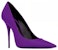 (W) Saint Laurent Marylin Pump Satin Ungu 7112641UU005207