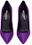 (W) Saint Laurent Marylin Pump Satin Ungu 7112641UU005207