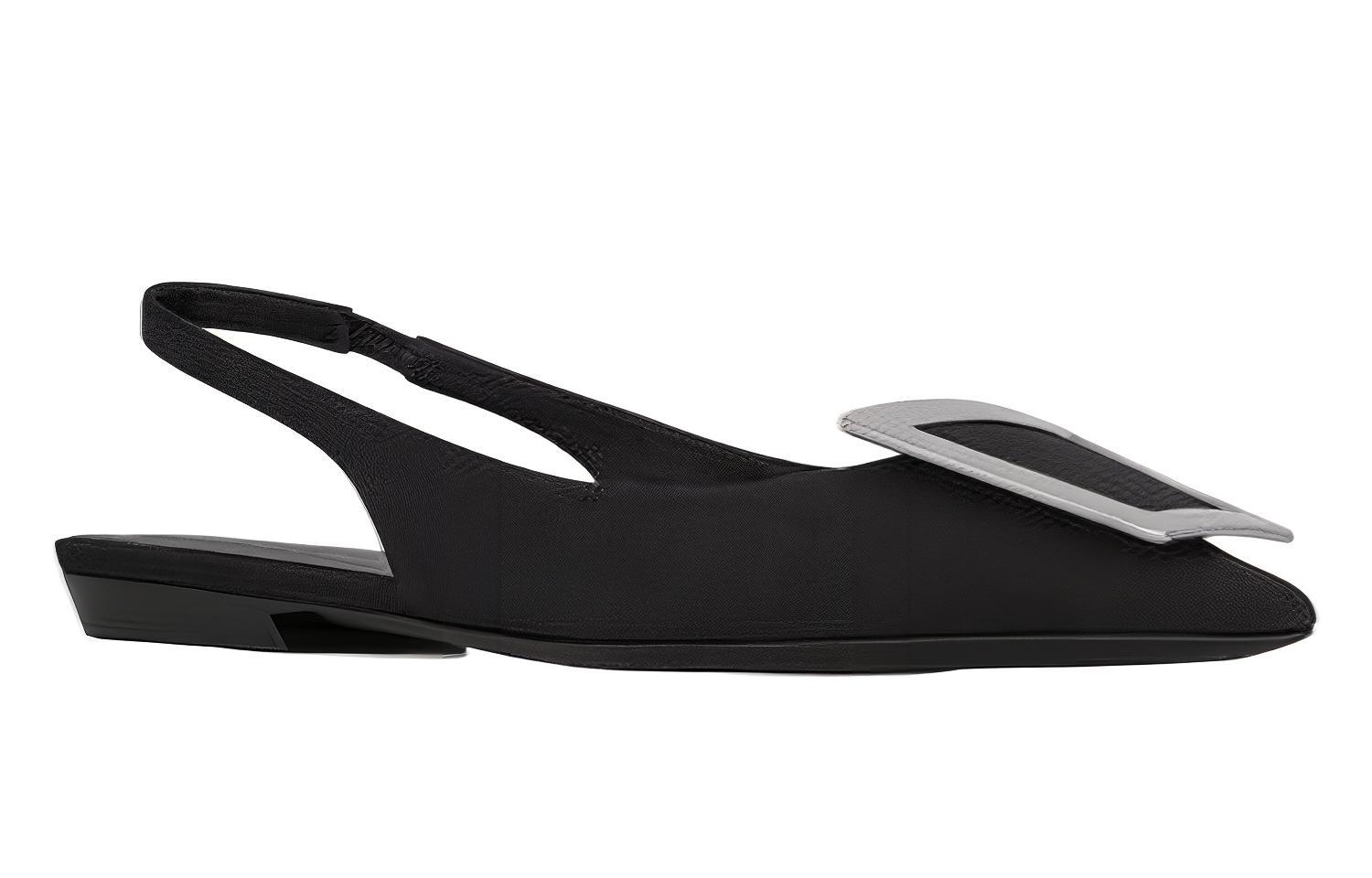 Lookbook (Women) Saint Laurent Maxine 'Black Slingback' 699518AAAM21000