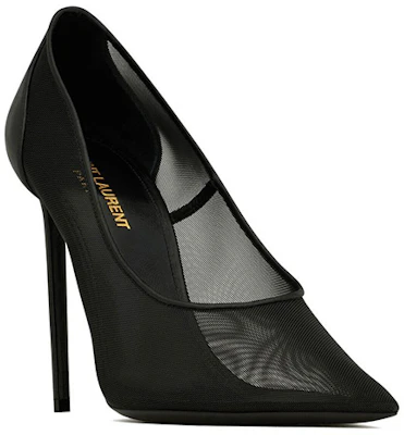 (W) Saint Laurent Tacones de Malla 'Negro' 6865502WJA013539 Lookbook (W) Saint Laurent Tacones de Malla 'Negro' 6865502WJA013539