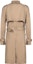Lookbook (Women) SAINT LAURENT Mid-Length Cotton Trench Coat Beige 630890Y039W9772