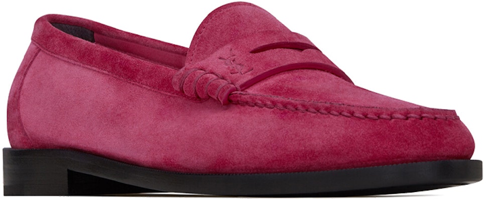 (W) Saint Laurent Monogram 'Loafer Ungu Merah' 6490122OY005540 Lookbook (W) Saint Laurent Monogram 'Loafer Ungu Merah' 6490122OY005540