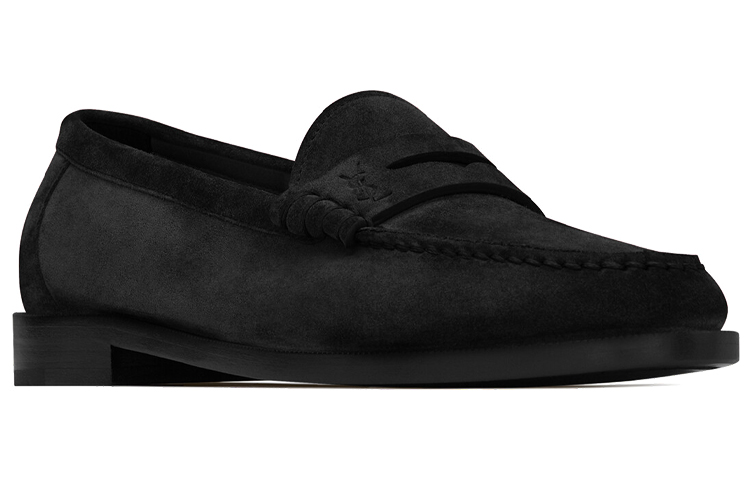 Lookbook (W) 圣罗兰黑色字母标乐福鞋 6490122OY001000