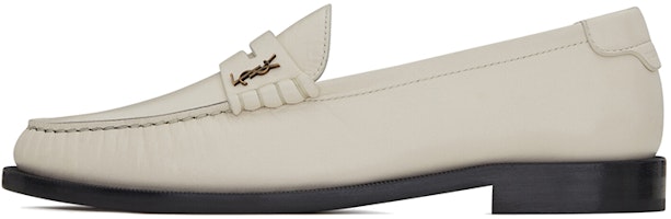 (Women) Saint Laurent Monogram Loafer 'Pearl White' 6338091ZJTT1906 (Women) Saint Laurent Monogram Loafer 'Pearl White' 6338091ZJTT1906