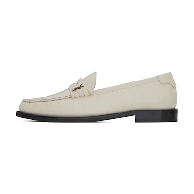 (W) Saint Laurent Monogram Loafer 'Pearl White'