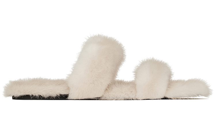 Order (W) 생 로랑 밍크 슬리퍼 (블리치드 베이지) 649419E06009700