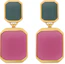 Buy (W) Pendientes Octogonales Rosa de Saint Laurent para Mujer. 737929-Y1591-9856