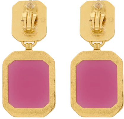 (W) Pendientes Octogonales Rosa de Saint Laurent para Mujer. 737929-Y1591-9856 Lookbook (W) Pendientes Octogonales Rosa de Saint Laurent para Mujer. 737929-Y1591-9856