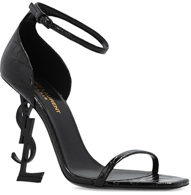(Women) Saint Laurent Opyum 'Black Open Toe Buckle Sandals' 557662AACST1000 Order (Women) Saint Laurent Opyum 'Black Open Toe Buckle Sandals' 557662AACST1000