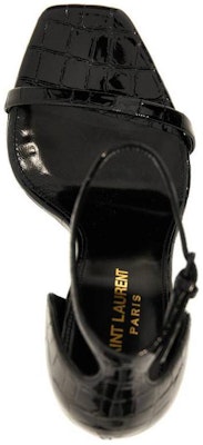 (Women) Saint Laurent Opyum 'Black Open Toe Buckle Sandals' 557662AACST1000 Purchase (Women) Saint Laurent Opyum 'Black Open Toe Buckle Sandals' 557662AACST1000