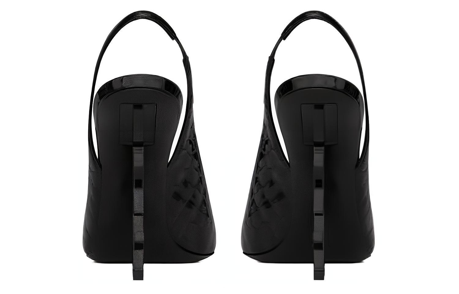 Shop (W) Saint Laurent Opyum 'Tacón Opium Negro' 63010716YVV1000