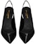 Shop (W) Saint Laurent Opyum 'Tumit Emas Kulit Hitam Berkilat' 6301080NPKK1000