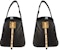 (W) Saint Laurent Opyum 'Tumit Emas Kulit Hitam Berkilat' 6301080NPKK1000