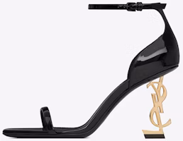 (Women) Saint Laurent Opyum 'Gold Heel Patent Leather Sandal' 5576790NPK(YC) (Women) Saint Laurent Opyum 'Gold Heel Patent Leather Sandal' 5576790NPK(YC)