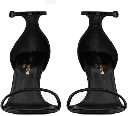 (Women) Saint Laurent Opyum 'Gold Heel Patent Leather Sandal' 5576790NPK(YC) Order (Women) Saint Laurent Opyum 'Gold Heel Patent Leather Sandal' 5576790NPK(YC)
