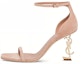 Buy (W) Saint Laurent Opyum 'Tacón Oro Claro Ante Rosa Nude' 5576790LIJJ2736