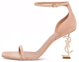 (Women) Saint Laurent Opyum 'Light Gold Heel Blush Suede' 5576790LIJJ2736 (Women) Saint Laurent Opyum 'Light Gold Heel Blush Suede' 5576790LIJJ2736