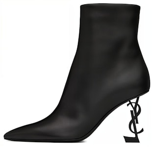 (W) Saint Laurent Opyum Boot Tumit 8.5cm 'Kulit Hitam Lancip dengan Resleting' 5637540RRUU1000 Buy (W) Saint Laurent Opyum Boot Tumit 8.5cm 'Kulit Hitam Lancip dengan Resleting' 5637540RRUU1000