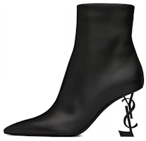 (Women) Saint Laurent Opyum Ankle Boot 8.5cm 'Black Leather Pointed Toe with Zipper' 5637540RRUU1000 (Women) Saint Laurent Opyum Ankle Boot 8.5cm 'Black Leather Pointed Toe with Zipper' 5637540RRUU1000