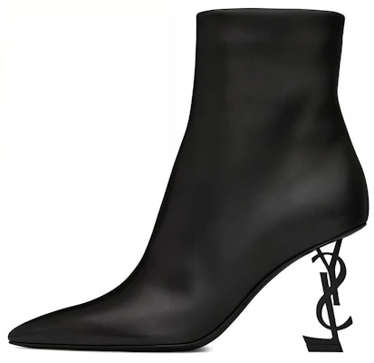(W) Saint Laurent Opyum Bottines 8.5cm ''Cuir Noir à Bout Pointu avec Fermeture Éclair'' 5637540RRUU1000 Buy (W) Saint Laurent Opyum Bottines 8.5cm ''Cuir Noir à Bout Pointu avec Fermeture Éclair'' 5637540RRUU1000