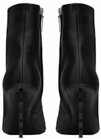 Shop (W) Saint Laurent Opyum Botín Tobillo 8.5cm 'Cuero Negro Punta Fina con Cremallera' 5637540RRUU1000