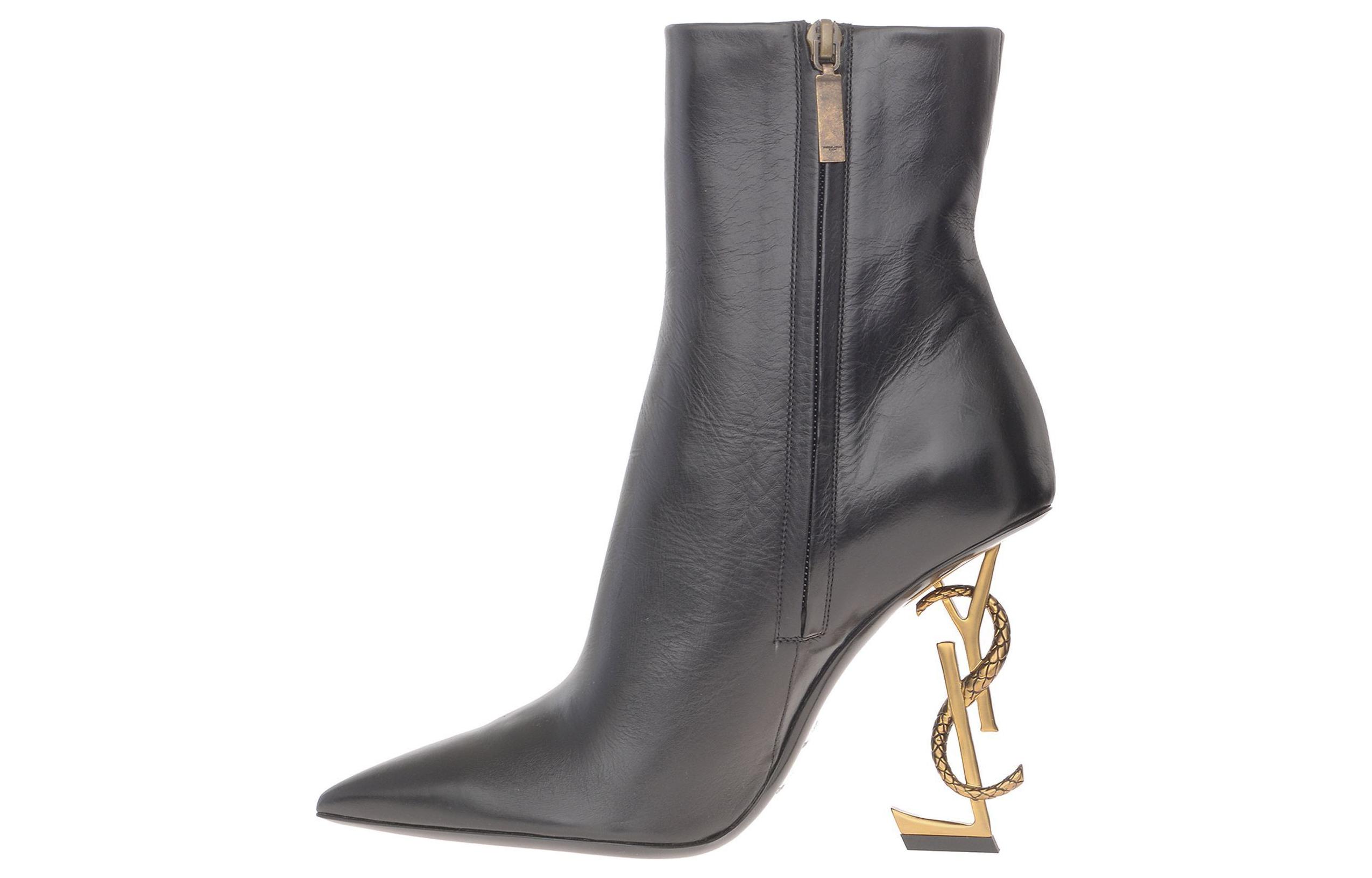 (Women) Saint Laurent Opyum Ankle Boot 'Black Leather' 5789221FZDD1000