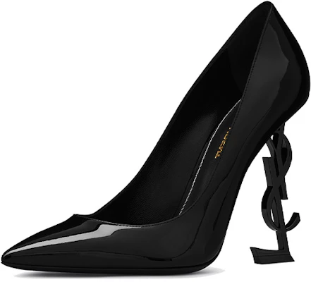 (W) Saint Laurent Opyum 'Black Patent' Sepatu Hak Tinggi Kulit Hitam 472011D6CVV1000 Lookbook (W) Saint Laurent Opyum 'Black Patent' Sepatu Hak Tinggi Kulit Hitam 472011D6CVV1000
