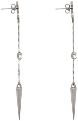 (Women) Saint Laurent Opyum Rhinestone Spiked Earrings Women’s Silver. 710726Y15268162 Shop (Women) Saint Laurent Opyum Rhinestone Spiked Earrings Women’s Silver. 710726Y15268162