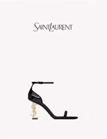 (Women) Saint Laurent Opyum Sandals Black (Women) Saint Laurent Opyum Sandals Black