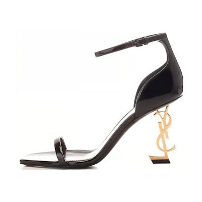 (W) Saint Laurent Opyum Sandals Black
