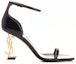 Order (W) Saint Laurent Opyum Sandal Hitam 557679-1TV1A-1000