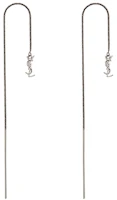 (Women) Saint Laurent Opyum Silver Drop Earrings for Women 635450Y15008126 (Women) Saint Laurent Opyum Silver Drop Earrings for Women 635450Y15008126