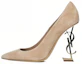 Buy (W) Saint Laurent Opyum Tacón de Gamuza 'Marrón' 4720110LIJJ2736