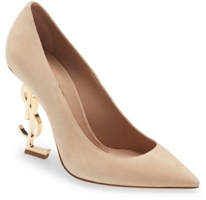 (Women) Saint Laurent Opyum Suede Pump 'Brown' 4720110LIJJ2736 Lookbook (Women) Saint Laurent Opyum Suede Pump 'Brown' 4720110LIJJ2736