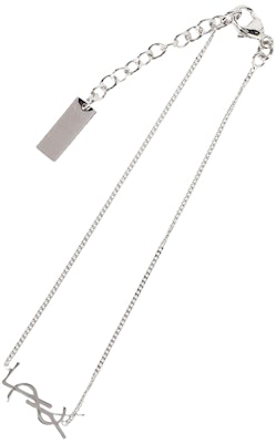 (W) 생로랑 오리지널 우아한 실버 브라스 팔찌. 635533-Y1500-8126 Shop (W) 생로랑 오리지널 우아한 실버 브라스 팔찌. 635533-Y1500-8126