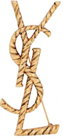 (Women) Saint Laurent Original Womens Gold Brass Brooch Pin Accessories 652410Y15008060 (Women) Saint Laurent Original Womens Gold Brass Brooch Pin Accessories 652410Y15008060