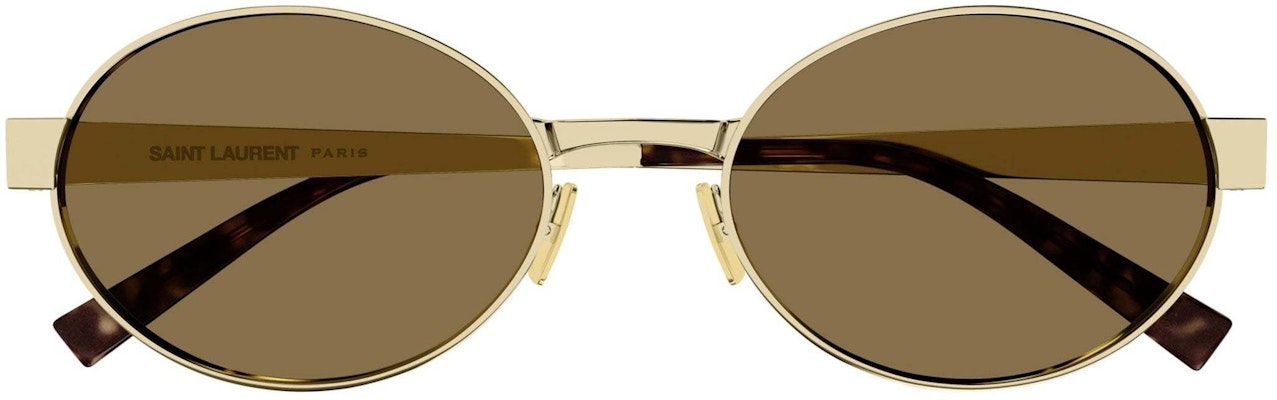 (W) SAINT LAURENT 橢圓Logo金色太陽眼鏡 女款 26225869 Lookbook (W) SAINT LAURENT 橢圓Logo金色太陽眼鏡 女款 26225869