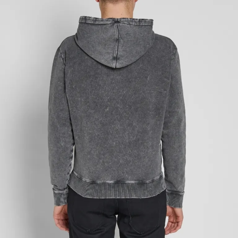 Purchase (Women) Saint Laurent Oversized Drawstring Hoodie for Women in Black. 500646YB2LD1059