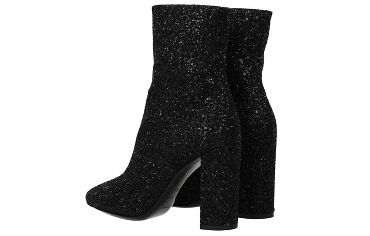 Shop (W) Saint Laurent Paris ''Zwarte Kalfsleren Enkelboot'' 5392109TT001249