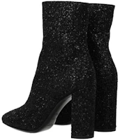 Shop (W) Saint Laurent Paris 'Bota Negra de Tobillo en Cuero de Ternero' 5392109TT001249