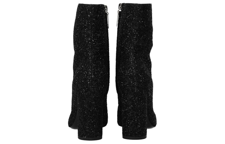 Details for (W) Saint Laurent Paris ''Zwarte Kalfsleren Enkelboot'' 5392109TT001249