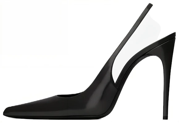 SAINT LAURENT 聖羅蘭 皮革 時尚尖頭 細跟 高跟鞋11cm 女款 黑色 Buy SAINT LAURENT 聖羅蘭 皮革 時尚尖頭 細跟 高跟鞋11cm 女款 黑色
